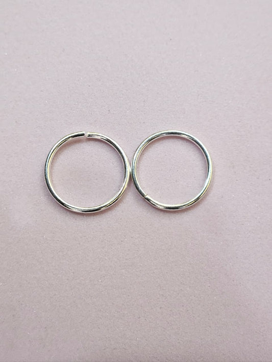 999 Pure Silver Round Toe Ring