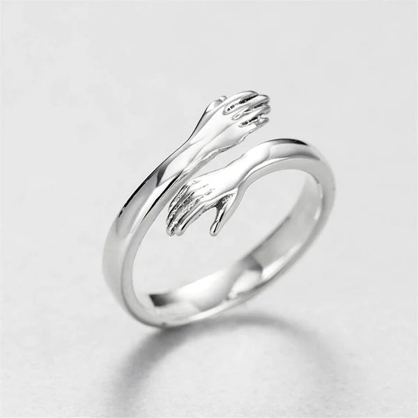 Silver Hug Ring for Women