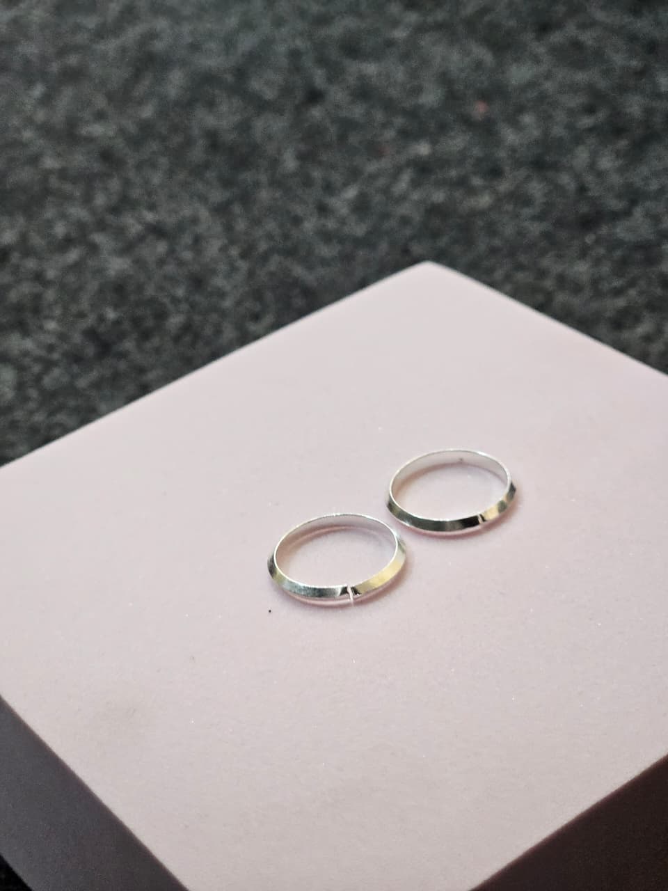 999 Pure Silver Triangle Toe Rings