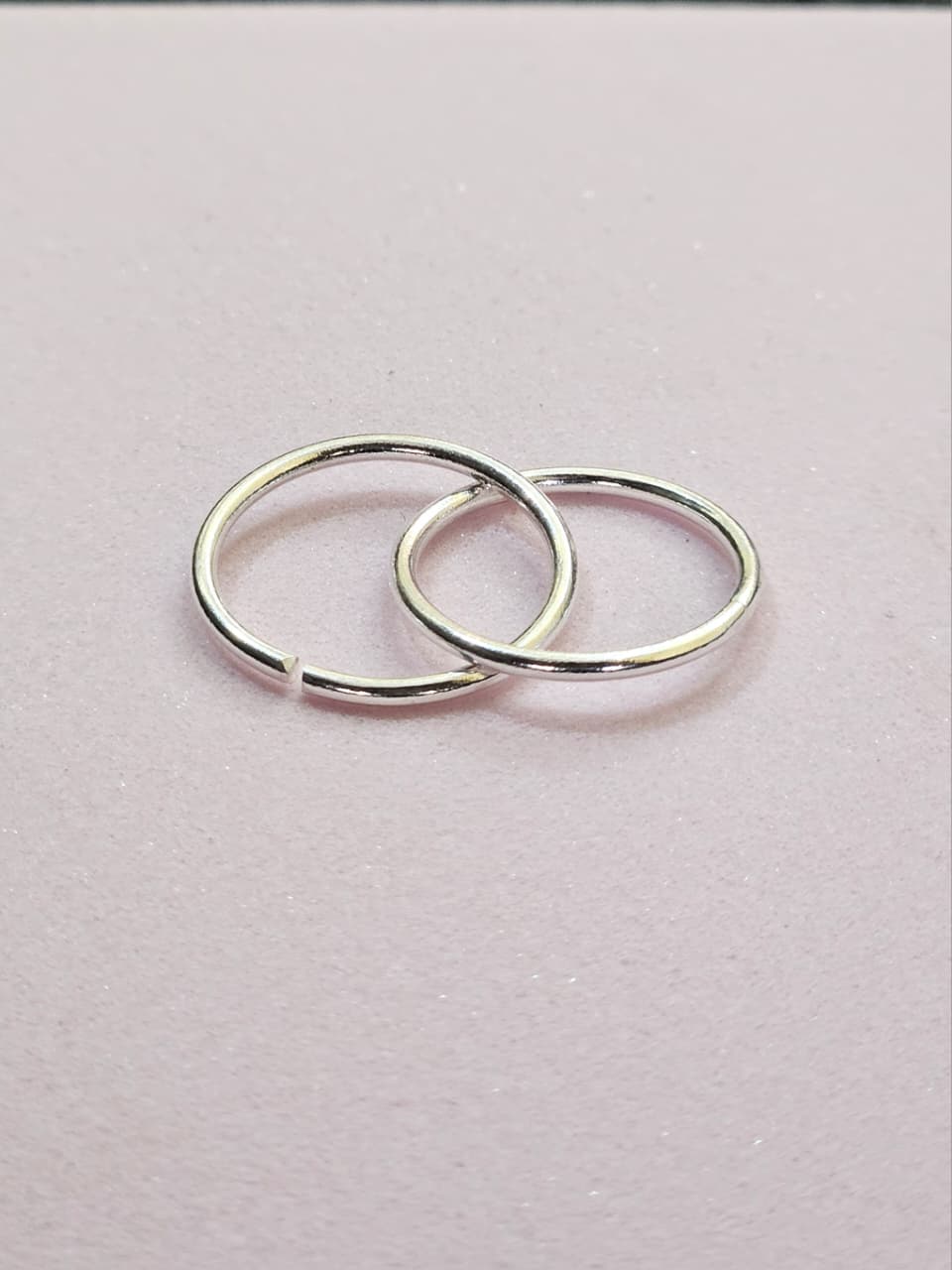 999 Pure Silver Round Toe Ring