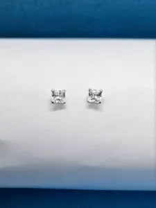 925 Sterling Silver Square Earrings for Women | Tryambakam Jewels